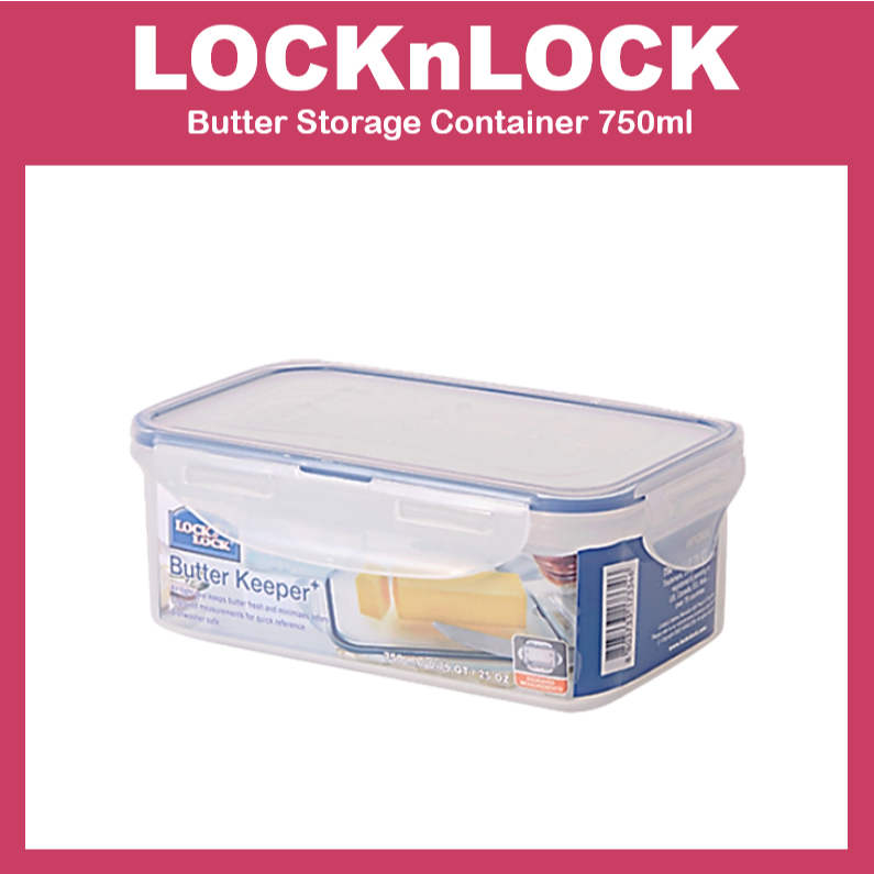 [LocknLock] Butter Storage Container 750ml HPO956 | Shopee Singapore