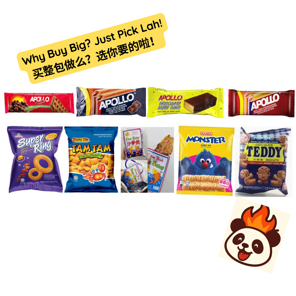 [DIY Snack Pack] Mix & Match Old School Snacks - Apollo / Popo / Teddy ...