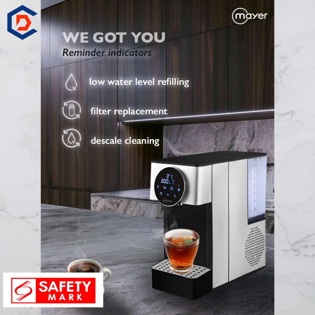 Mayer Instant Hot & Cold Water Dispenser with Filter MMIWD3800C ...