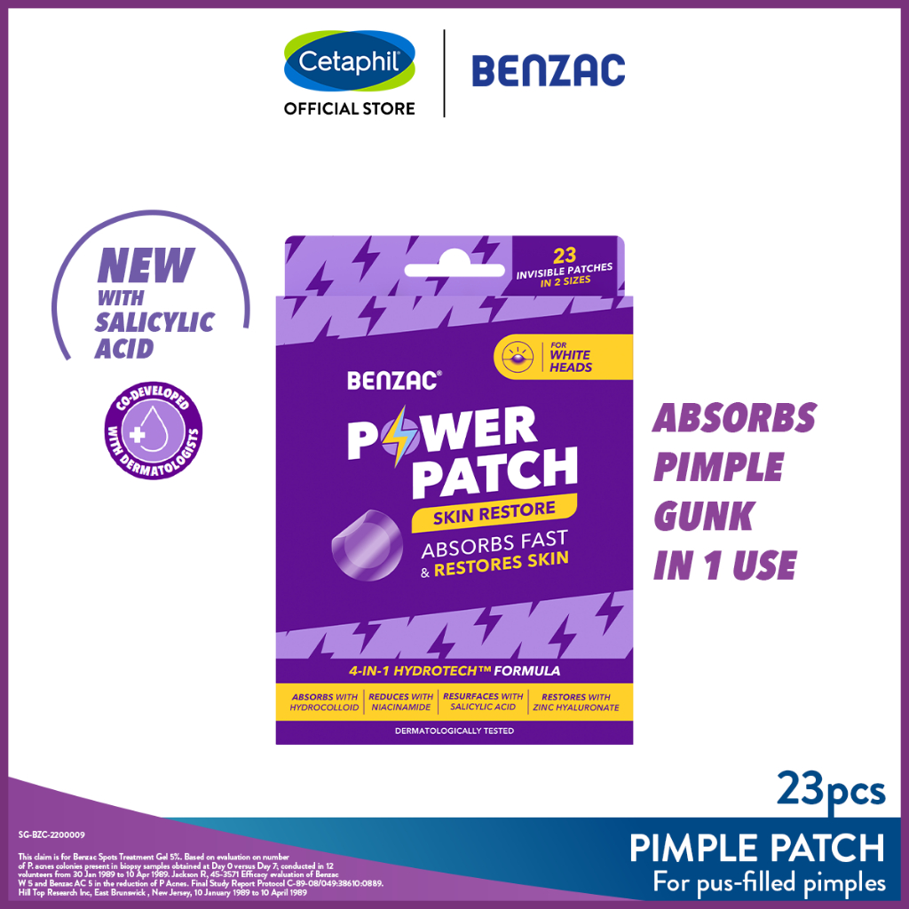 Benzac Skin Restore Power Patches 23pcs | Shopee Singapore