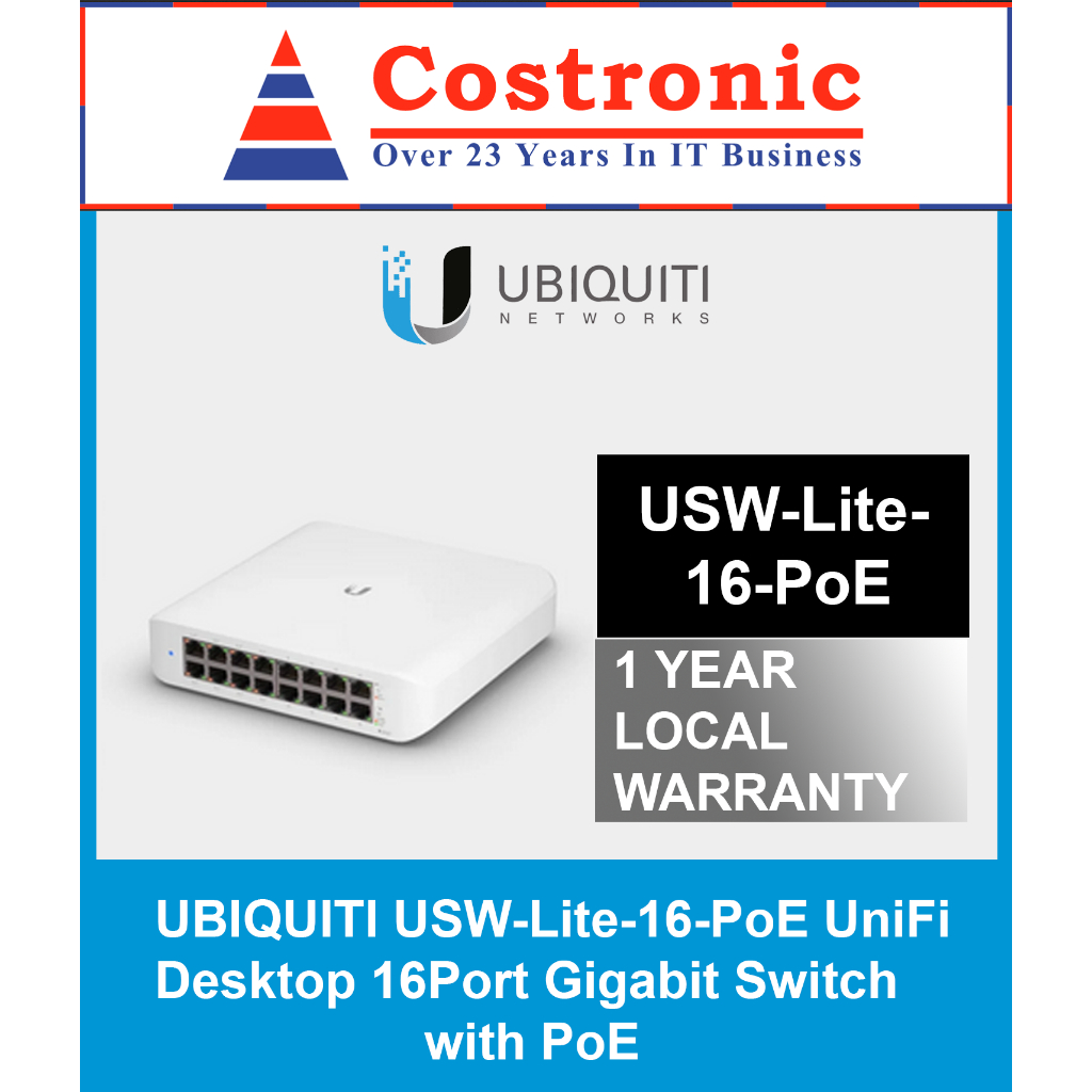 Ubiquiti UniFi Switch Lite (USW Lite 16 POE) in Sachsen Anhalt