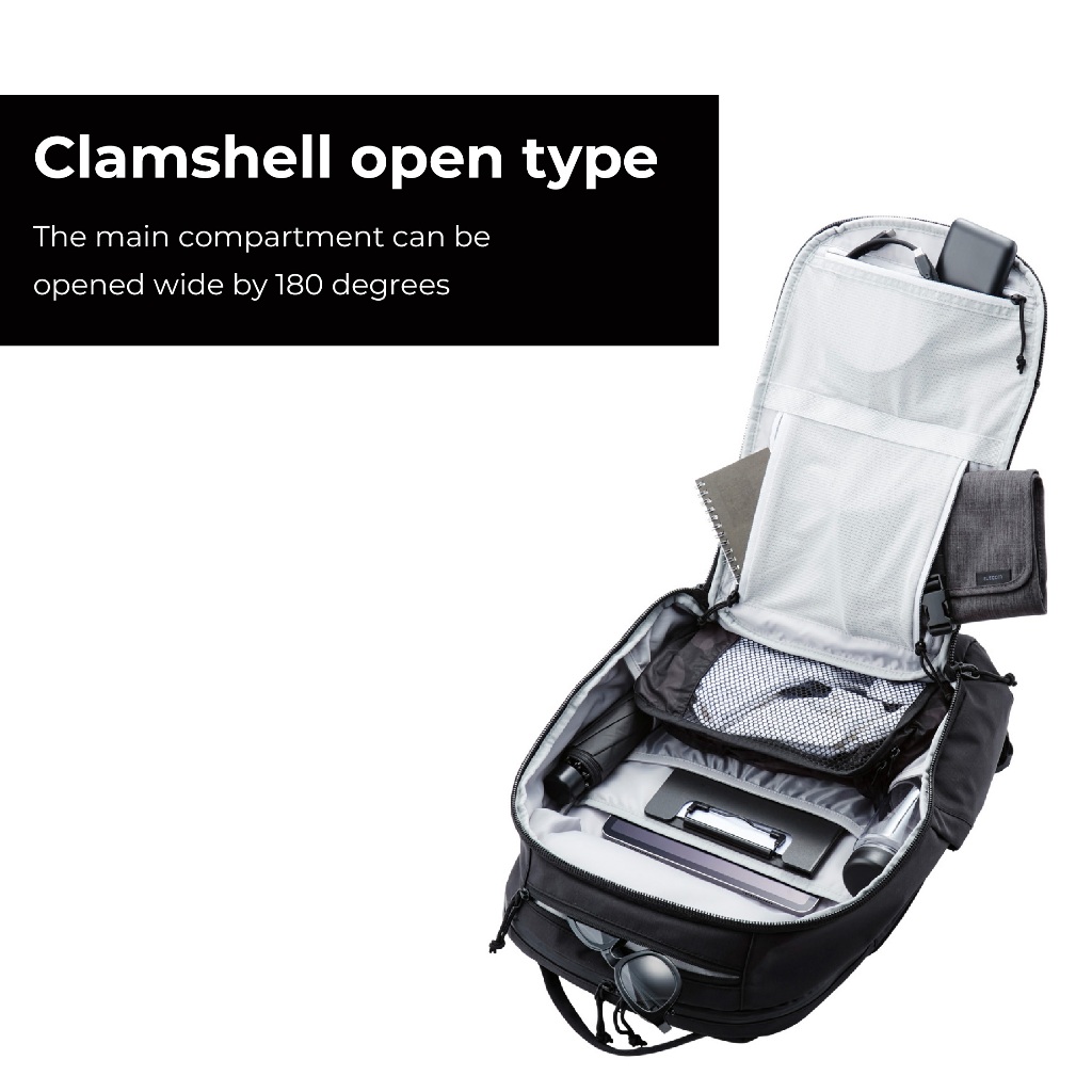 ELECOM MNL CITY Backpack/Laptop Bag/BM-MNLBP01BK/20L /Water ELECOM MNL CITY Backpack/Laptop Bag/BM-MNLBP01BK/20L /Water