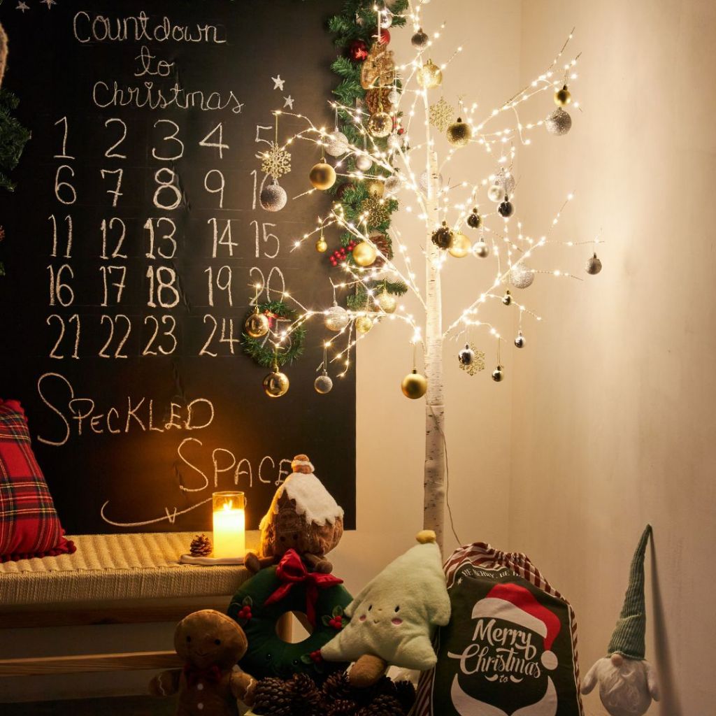 Xmas Decorative LED USB Birch Twig Tree Indoor Outdoor Use | Warm LED ...