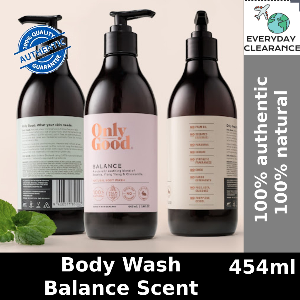 ONLY GOOD Natural Paraben Free Body Wash - Balance | Shopee Singapore