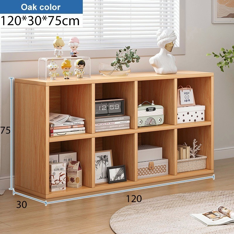 Rack Bookcase Household Wooden Multipurpose 5 Living Room Shees Storage ...