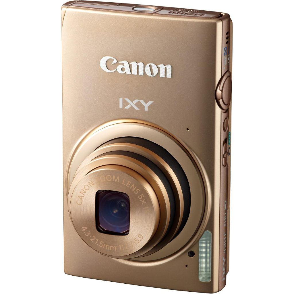 Canon IXY 430F 16.0MP Digital Camera 5x Optical Zoom Wi-Fi Gold