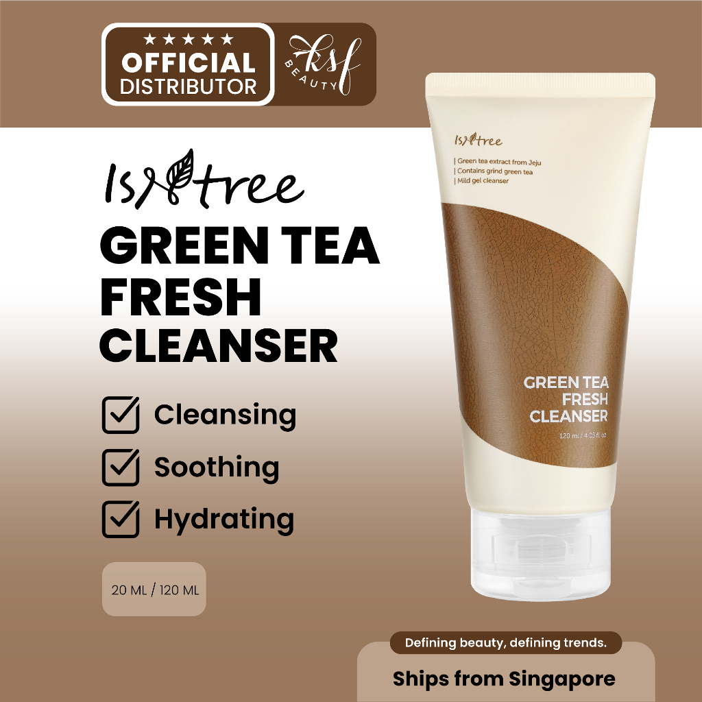 Isntree Green Tea Fresh Cleanser - Hydrating Gel Foam Cleanser (20ml ...