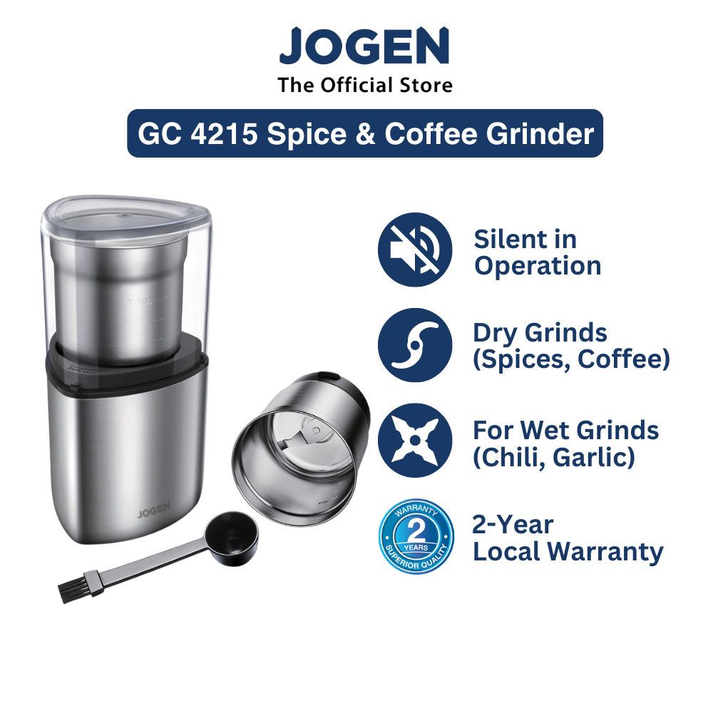 JOGEN GC 4215 Coffee and Spice Grinder with 2 Exchangeable Container ...