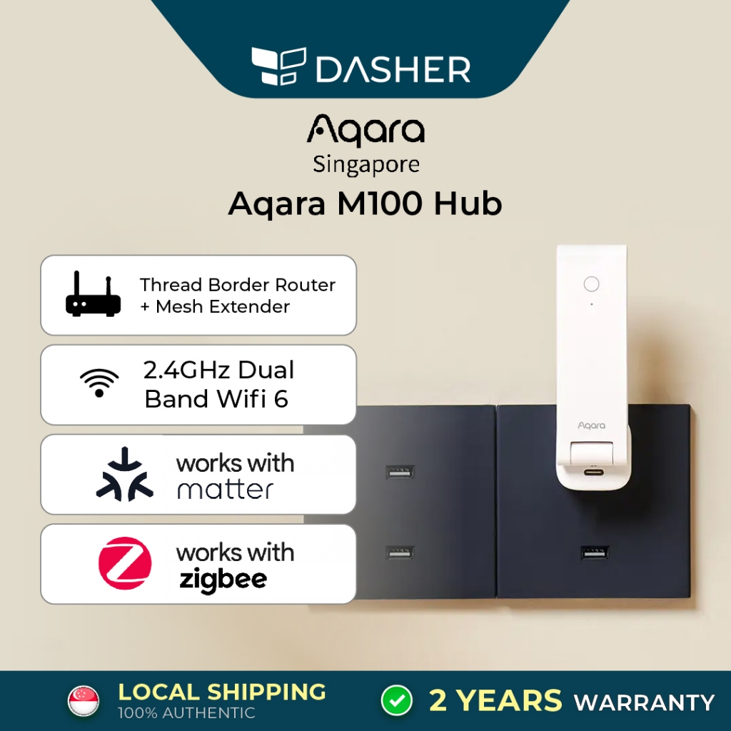 [LATEST] Aqara M100 Smart Automation Matter Controller Bridge Zigbee ...