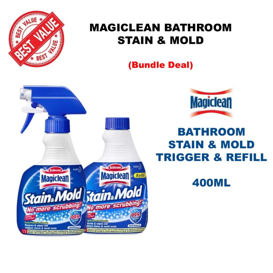 MAGICLEAN Stain & Mold 400ml | Available in Trigger & Refill | Shopee ...