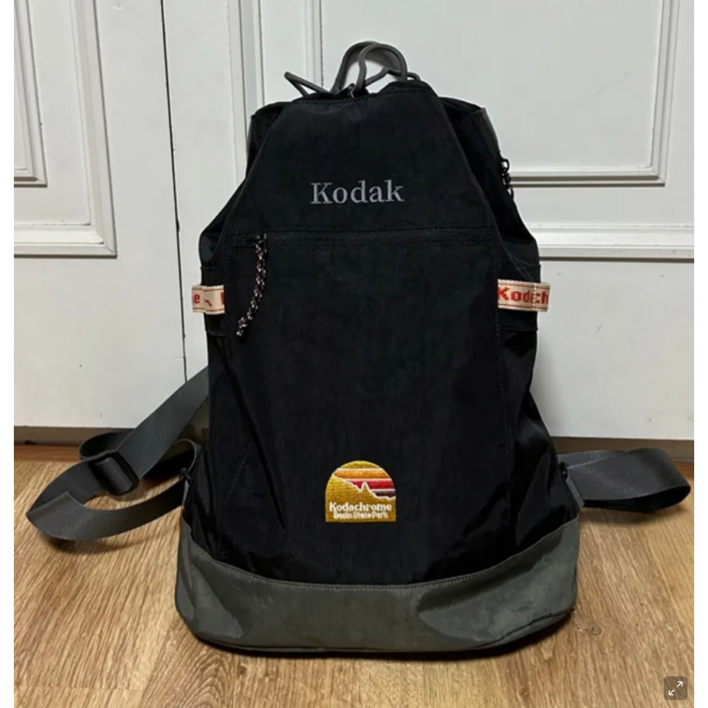 KODAK Apparel Kodachrome Bucket Backpack | Shopee Singapore