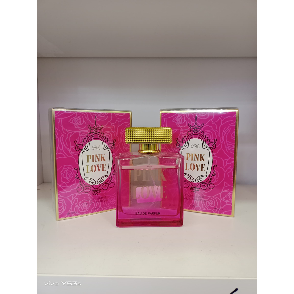 ORI READY STOCK PERFUME PINK LOVE EDP 100ML FOR WOMAN Shopee Singapore