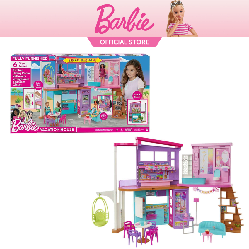 barbie-vacation-house-playset-with-30-pieces-toy-for-3-year-olds-up