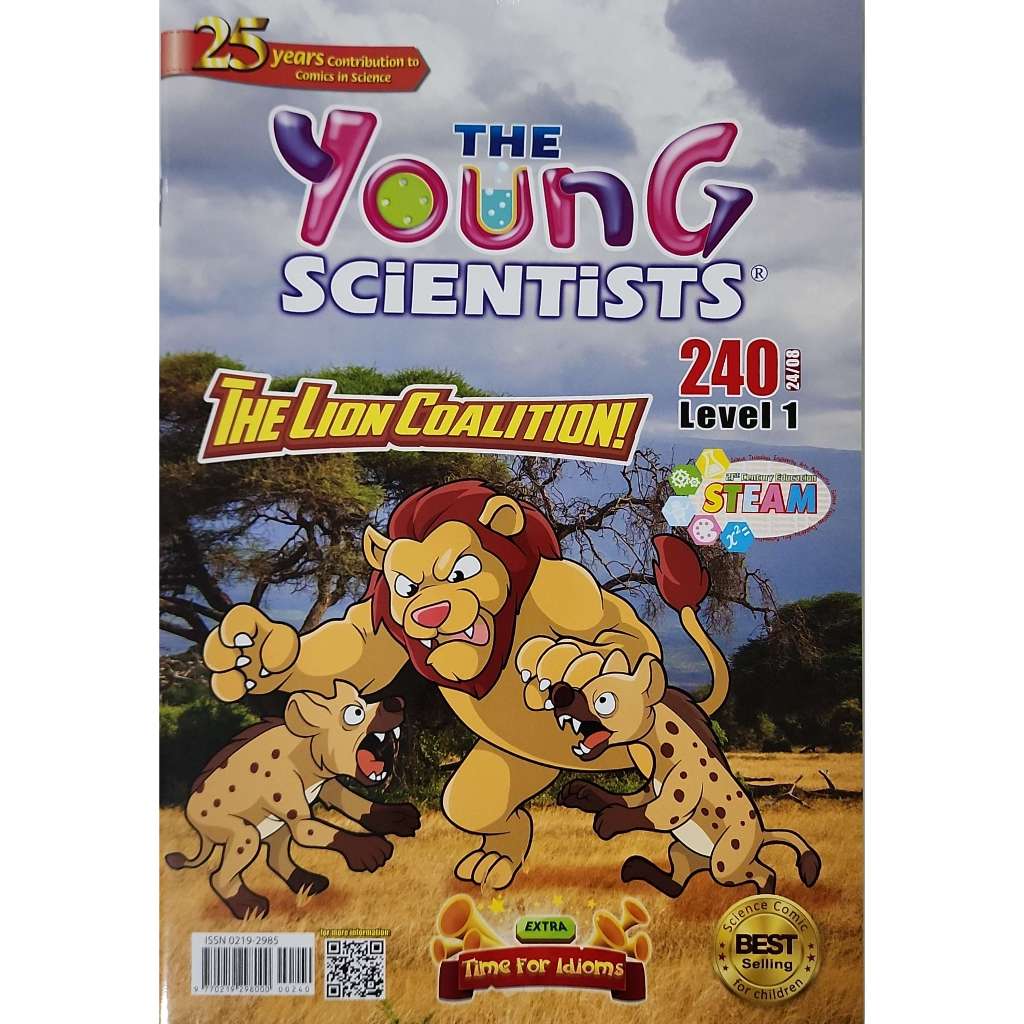 シンガポール雑誌　young scientists level 1 10冊 The Young Scientist 2024 Pack Level 1 – Popular Book Company