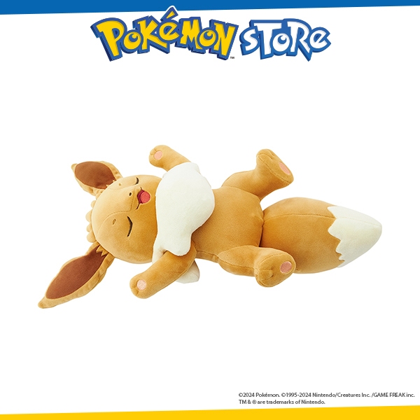 Pokemon Center Original Mochi Texture Plush Sleepy Eevee Pokemon Sleep Shopee Singapore