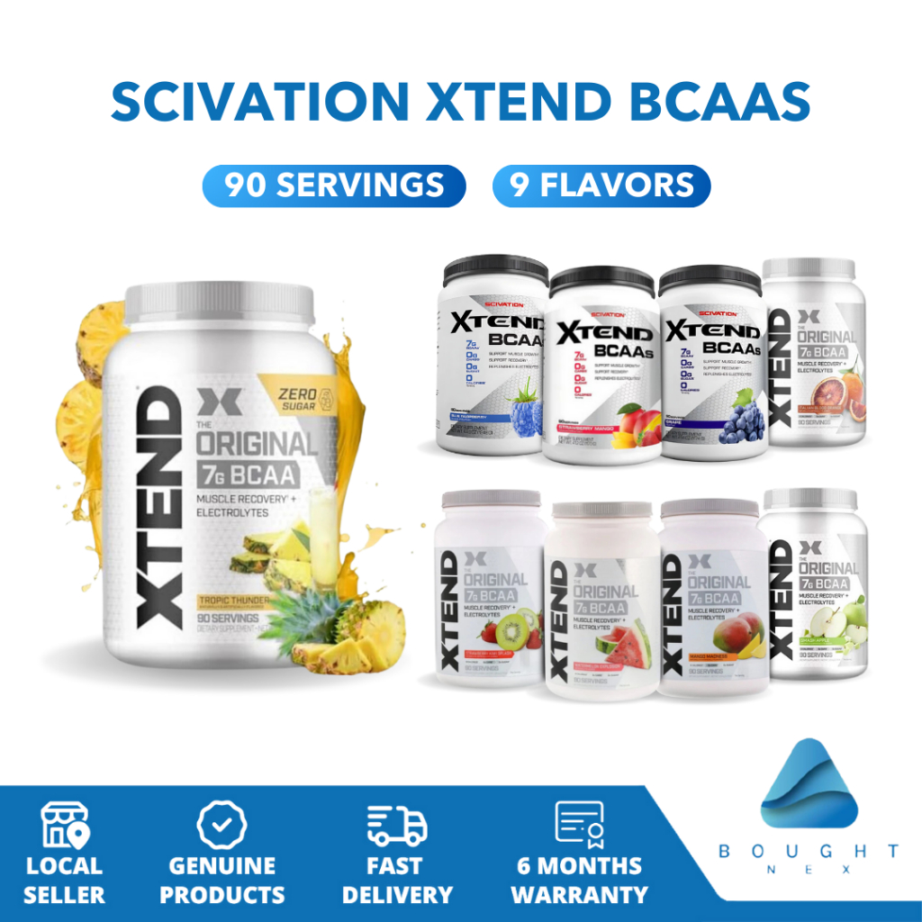 Scivation Xtend BCAAs - Muscle Growth & Strength, 90 Servings, Muscle ...