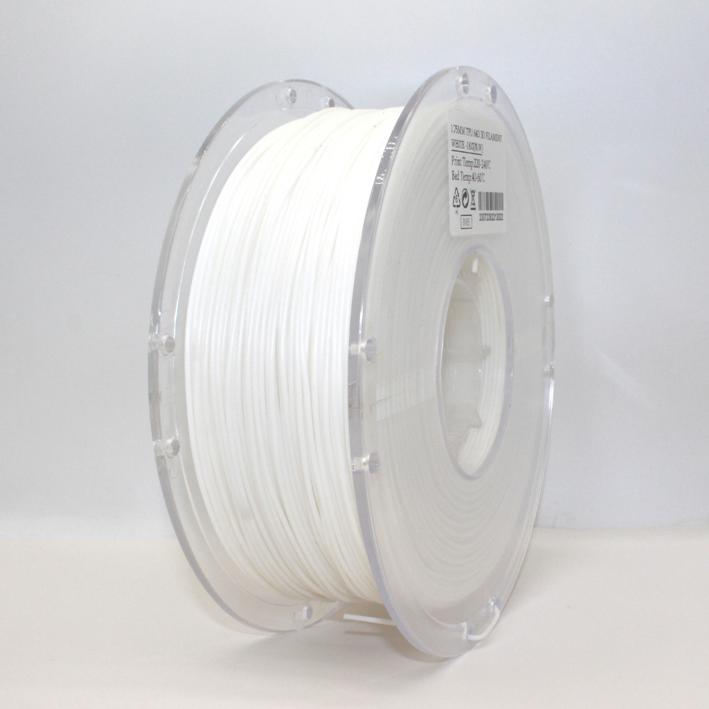 FLEXIBLE 1kg TPU Shore Hardness-85A/95A COLOR BLACK/WHITE 1.75mm 3D ...
