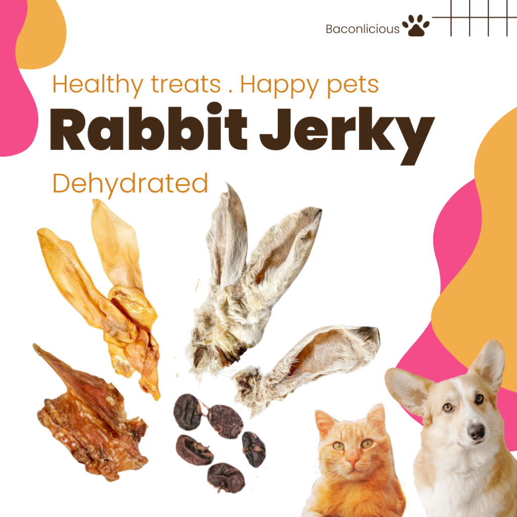 Dehydrated Rabbit Ears (Choice of Fur and No Fur). Natural deworming ...