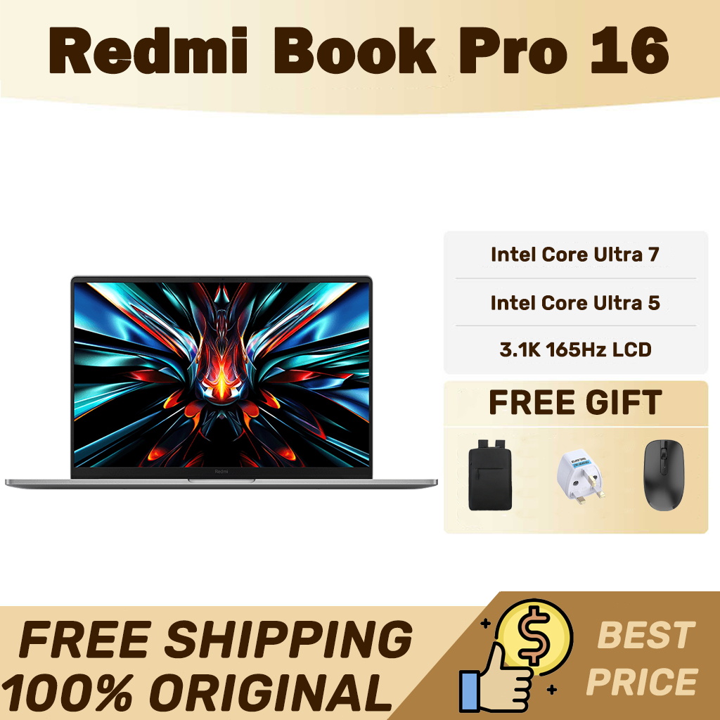 Xiaomi Redmi Book Pro 16 2024 Ultra 7 155H / Ultra 5 125H 32GB 1TB 16 ...