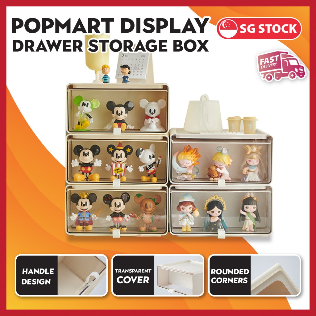 [SG STOCK] Pop Mart Drawer Storage Box - Cute & Compact Multi-Drawer ...