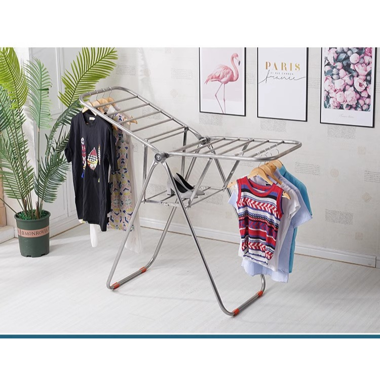 Foldable Laundry Drying Clothes Rack Heavy Duty Drying Hanger Rack ...