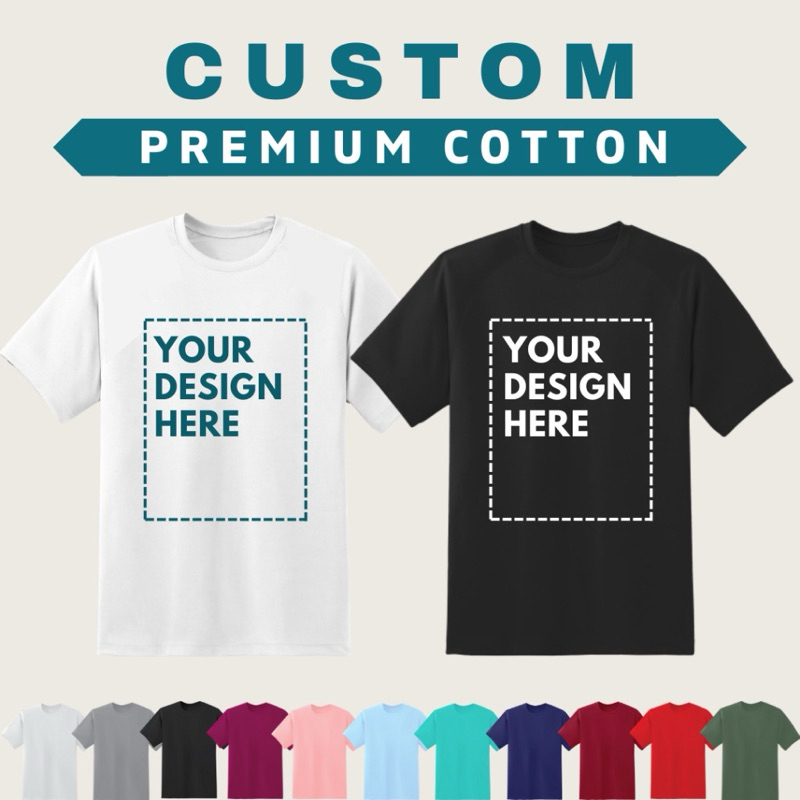 Oren Customised T-Shirt Printing Cotton Tee Custom Photo Print Birthday ...