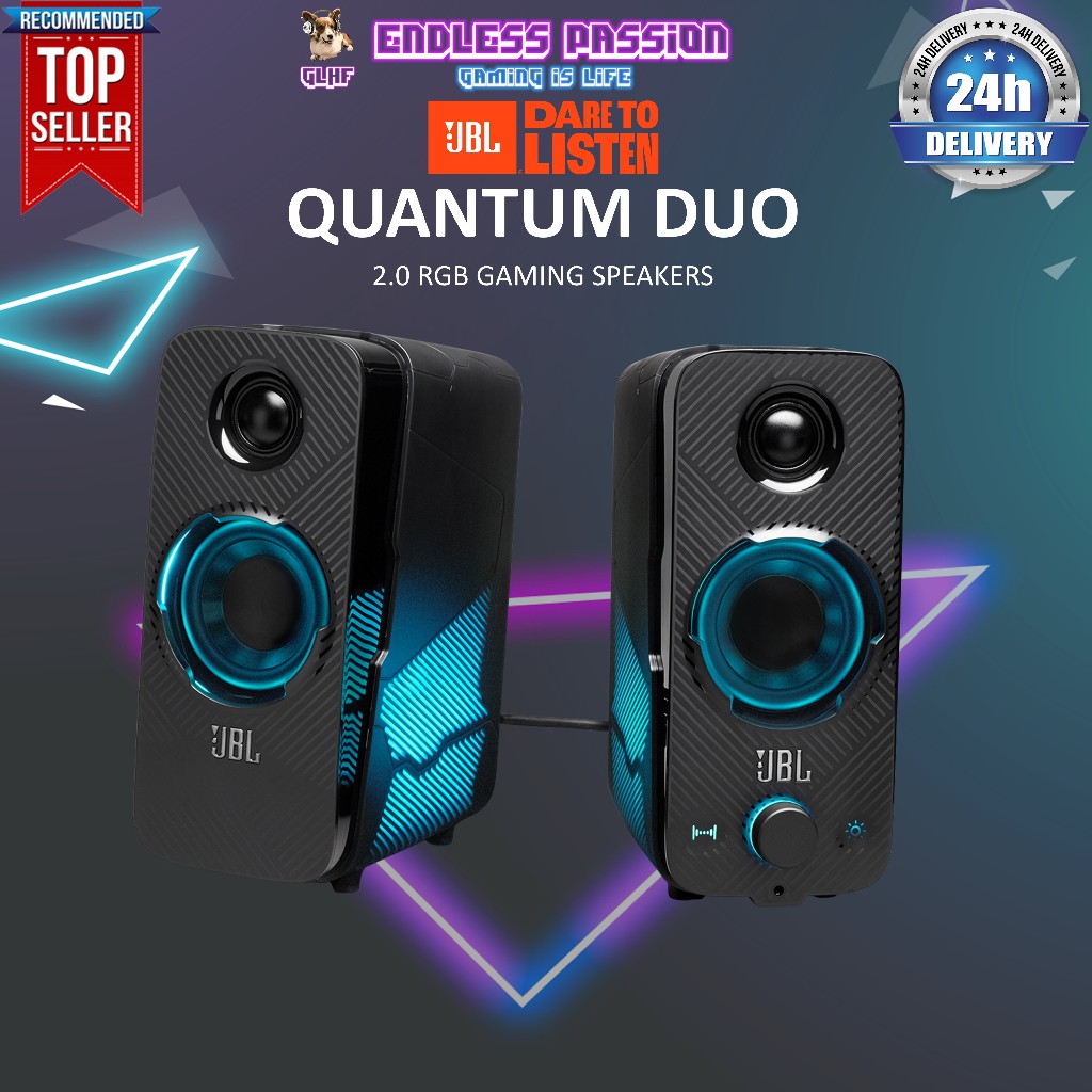 JBL Quantum Duo Gaming Speakers | Shopee Singapore