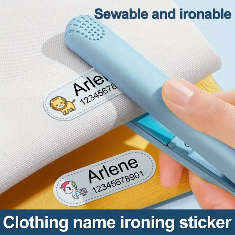 Iron on Clothing Labels cartoon design | Shopee Singapore