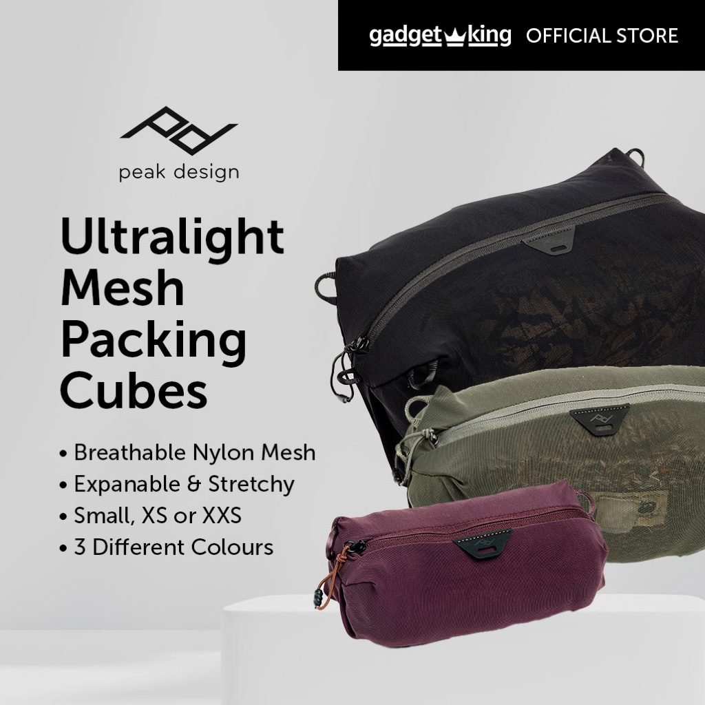 [Peak Design] Breathable Nylon Ultralight Mesh Packing Cube | Shopee ...
