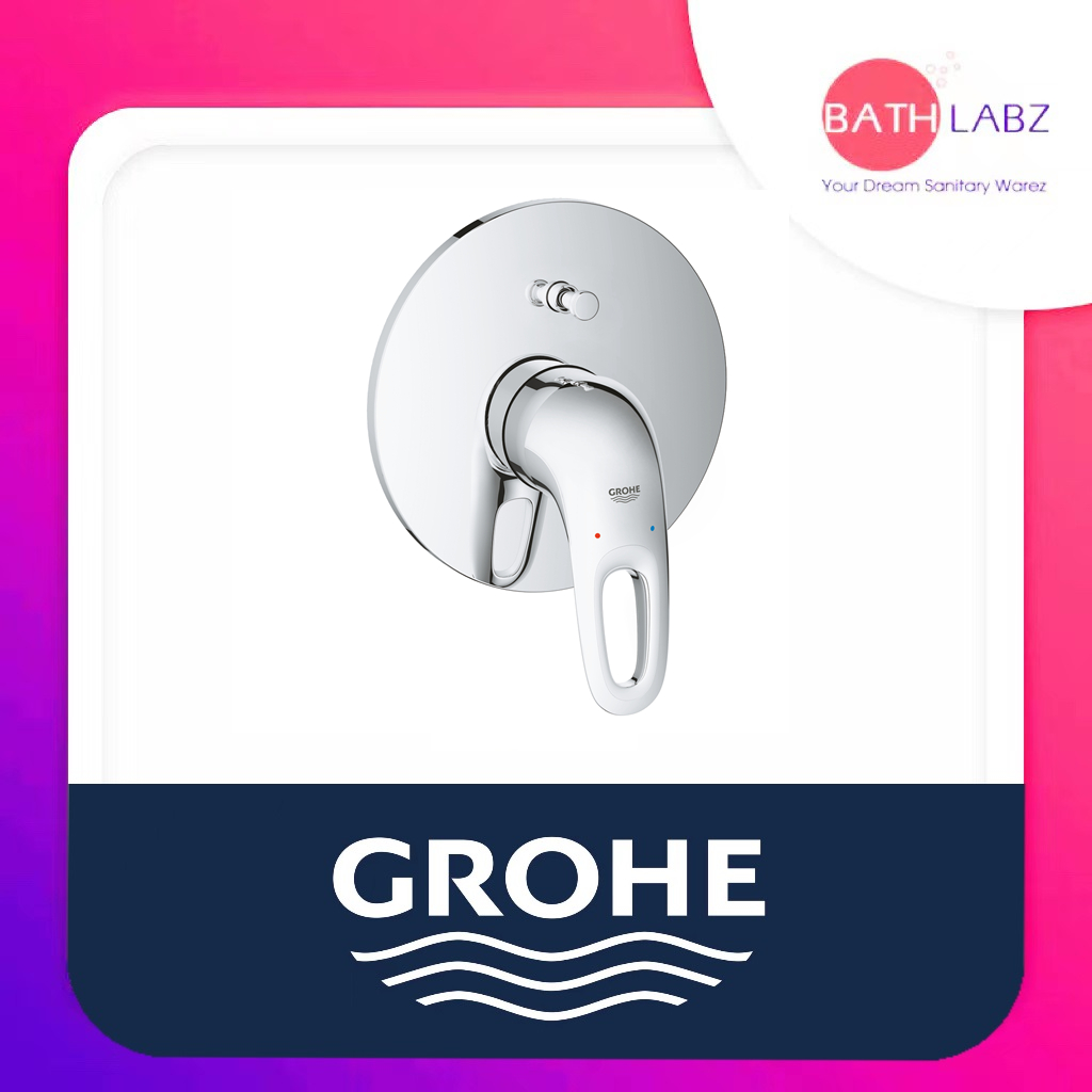 GROHE 19506003 EUROSTYLE CHROME SINGLE LEVER SHOWER MIXER | Shopee ...