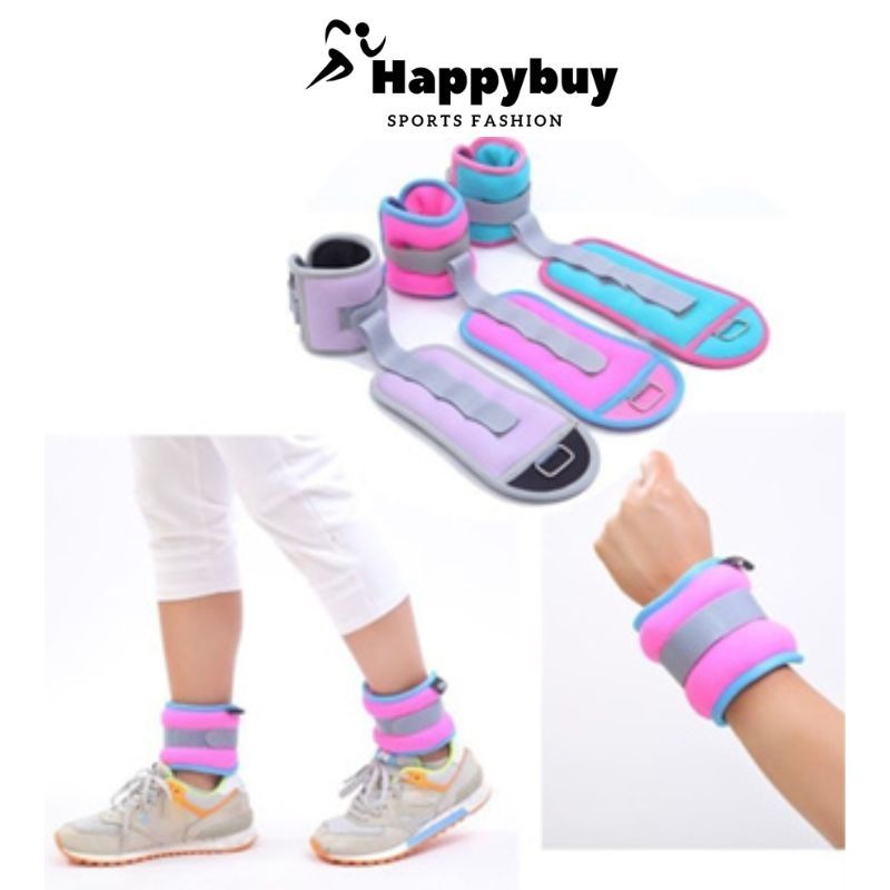 SHIP IN 12 HOURS Stylish Sport Ankle Weights 0.5kg 1kg 1.5kg Convenient and Healthy for Kids Shopee Singapore