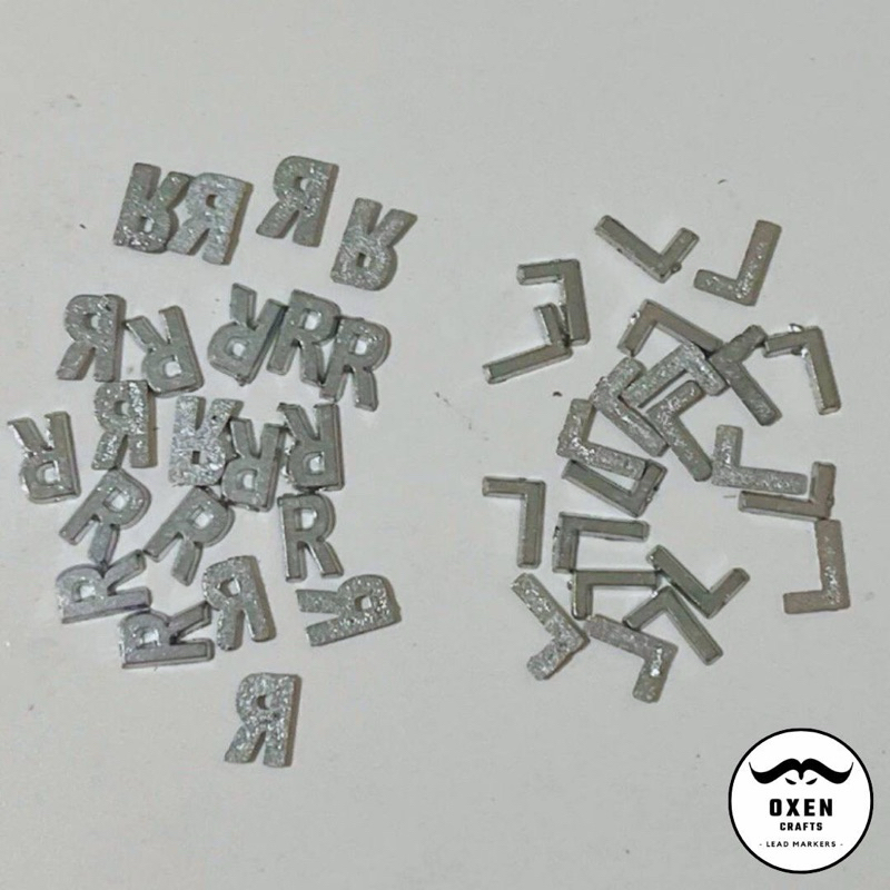 ☢️ Radiography Xray Lead markers letters NO backings | Shopee Singapore