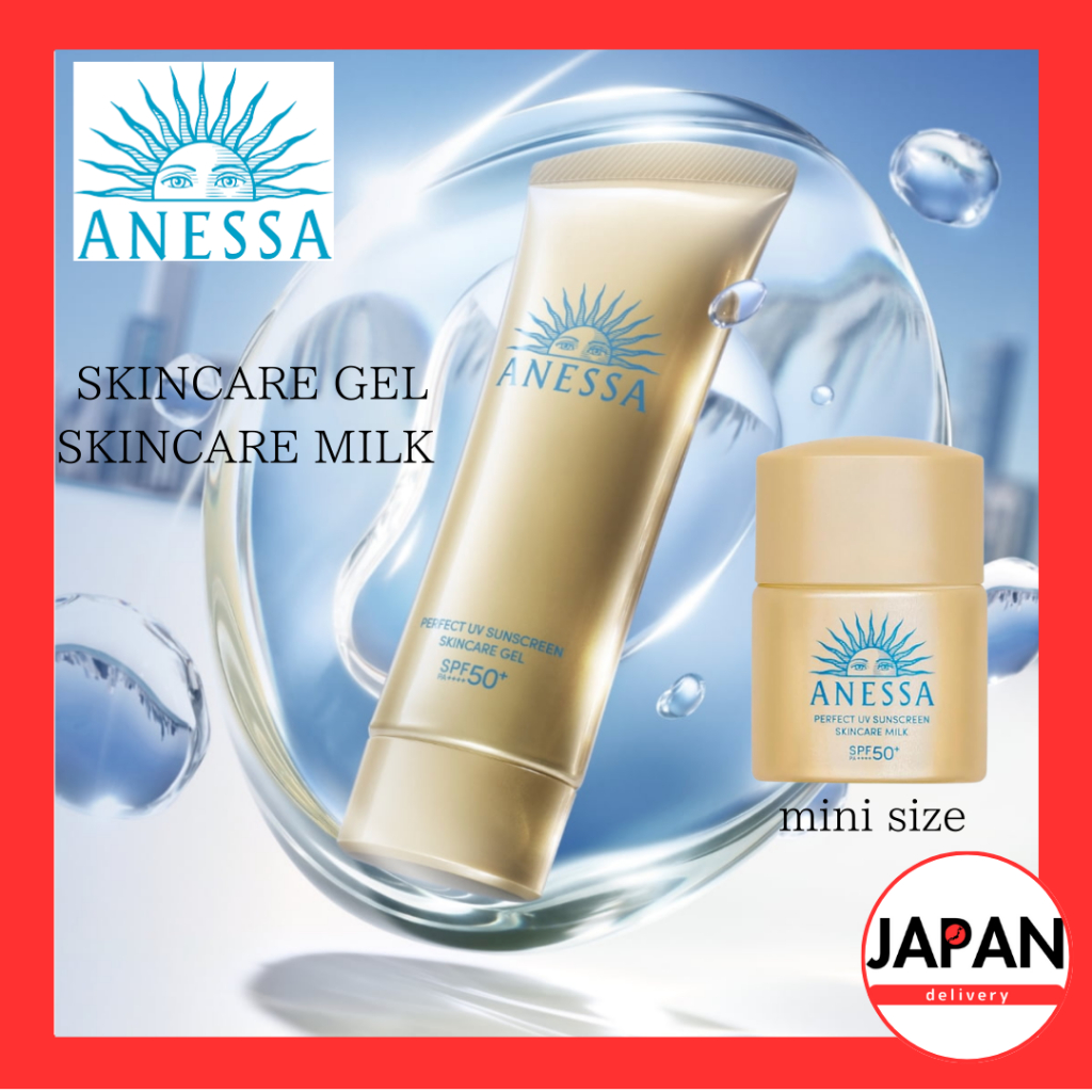 Anessa Perfect UV Sunscreen skincare gel, skincare milk mini size ...