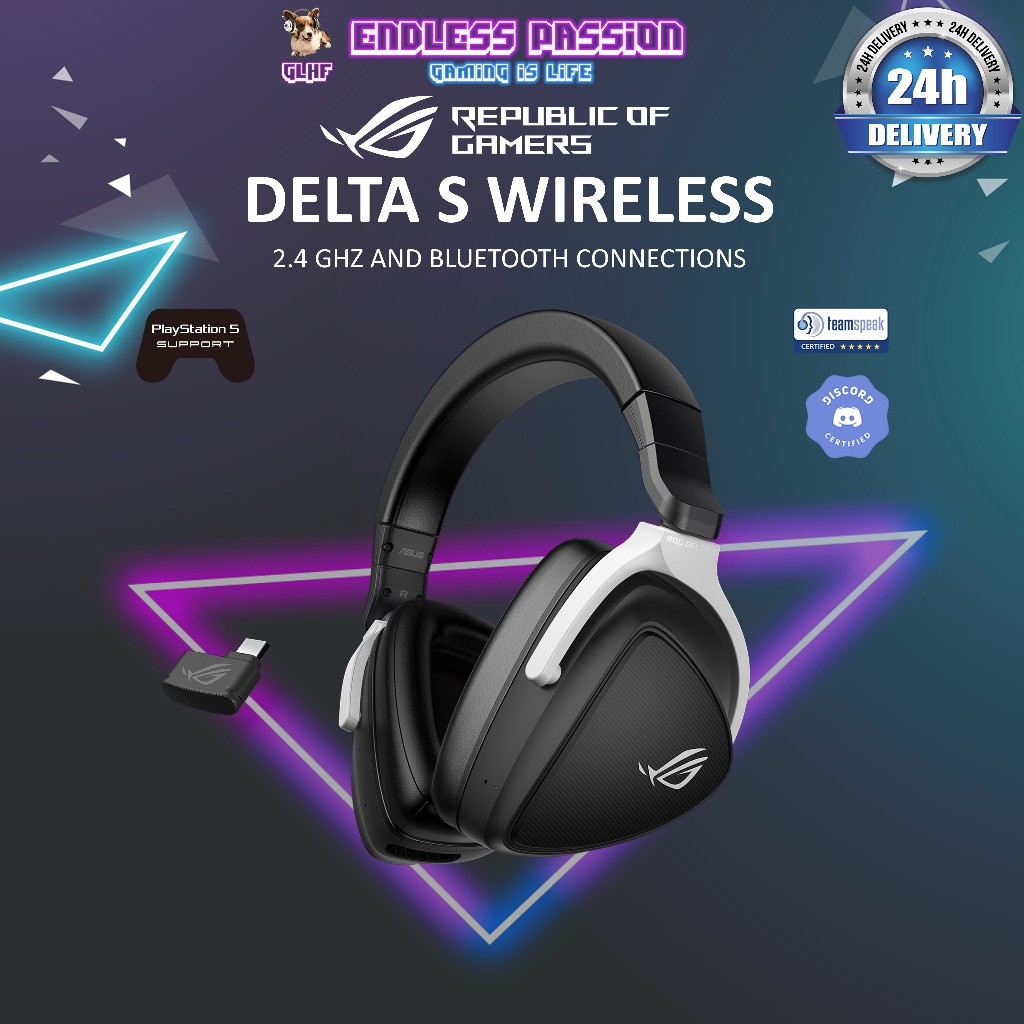 ASUS ROG Delta S Wireless Gaming Headset | Shopee Singapore