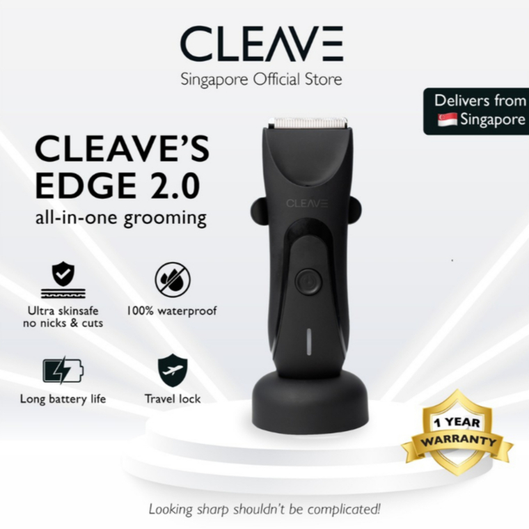 CLEAVE Edge 2.0: Trimmer for Body, Armpit, Private and Groin Grooming ...