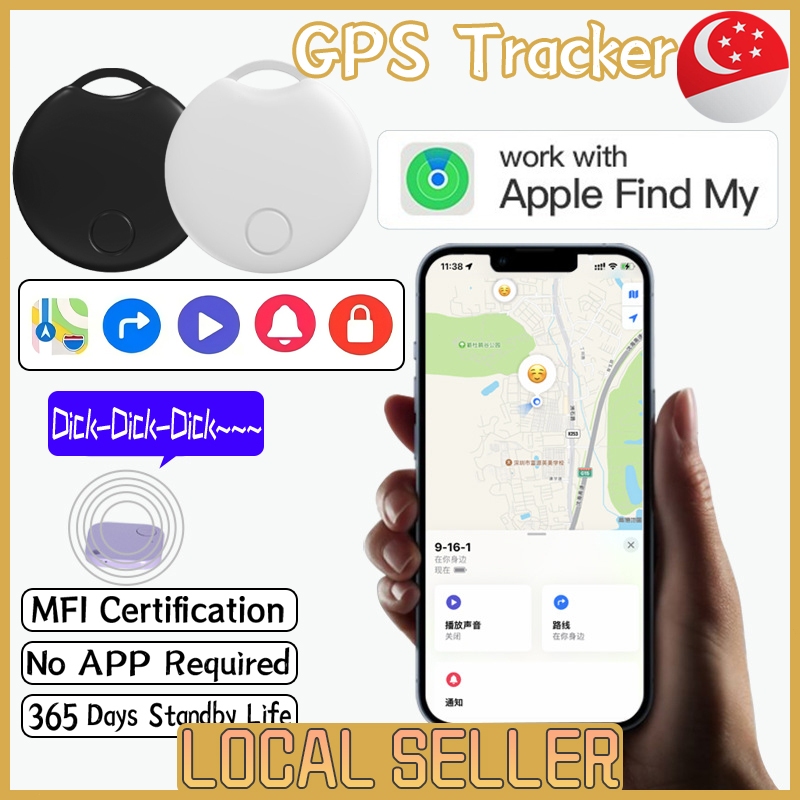 [SG In Stock]GPS Tracker Air-tag Finder Works With lOS Gps Tracker For ...