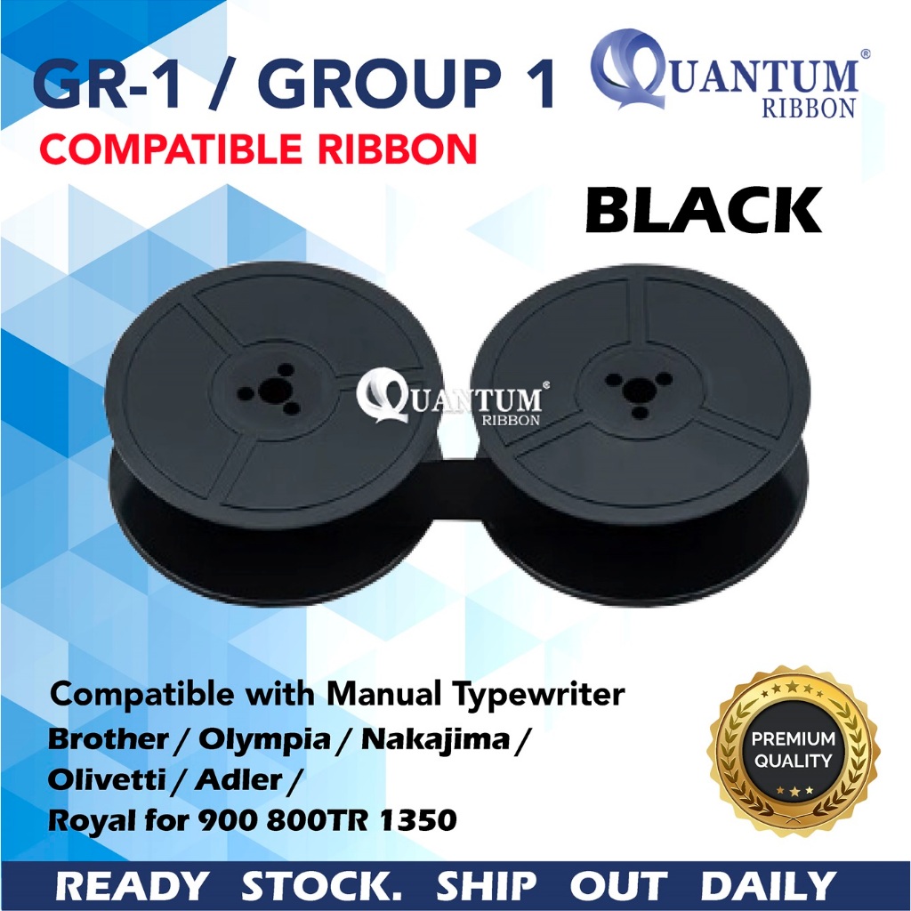 GR1 GR-1 GR 1 Spool Ribbon for Manual Typewriter DIN2103 Olympia Adler ...