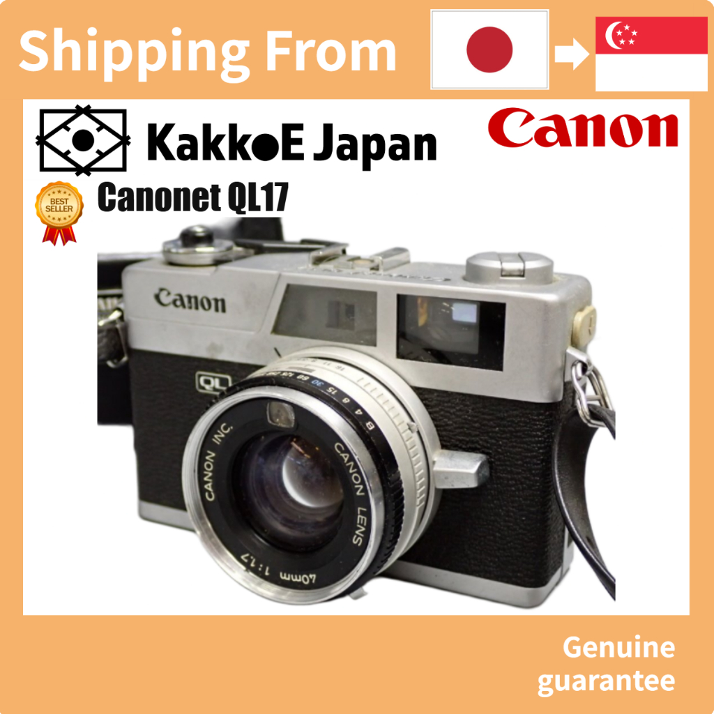Pre-loved Canon Canonet QL17 – 35mm Rangefinder Film Camera / 40mm f/1. ...