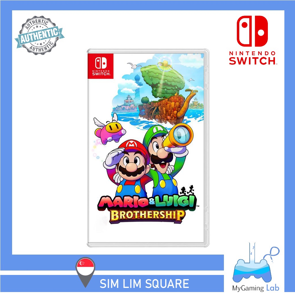 SG Nintendo Switch Game Mario Luigi Brothership Shopee Singapore
