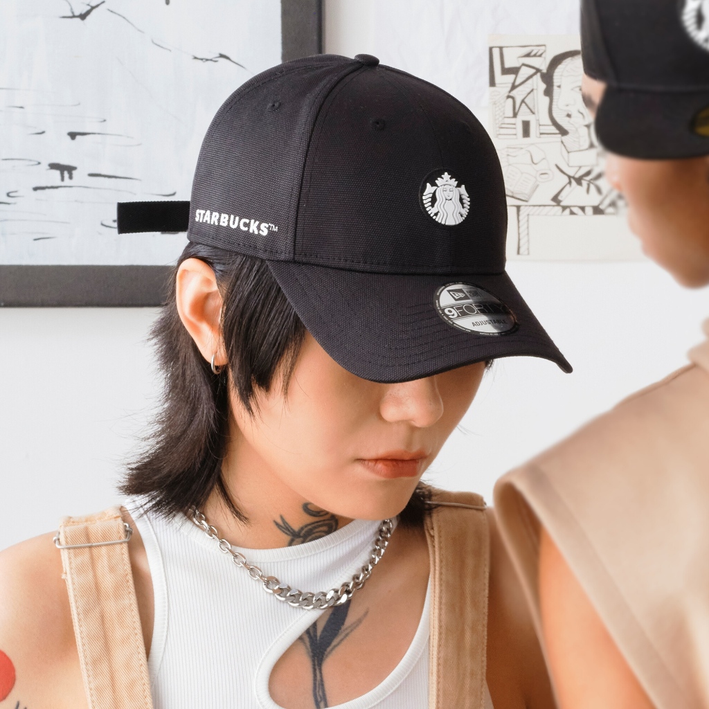 Starbucks® x New Era Black 9FORTY Cap | Shopee Singapore