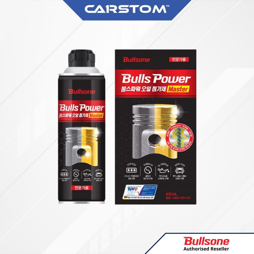 Bullsone BULLSPOWER MASTER Engine Oil Additive for Professionals 410ML ...