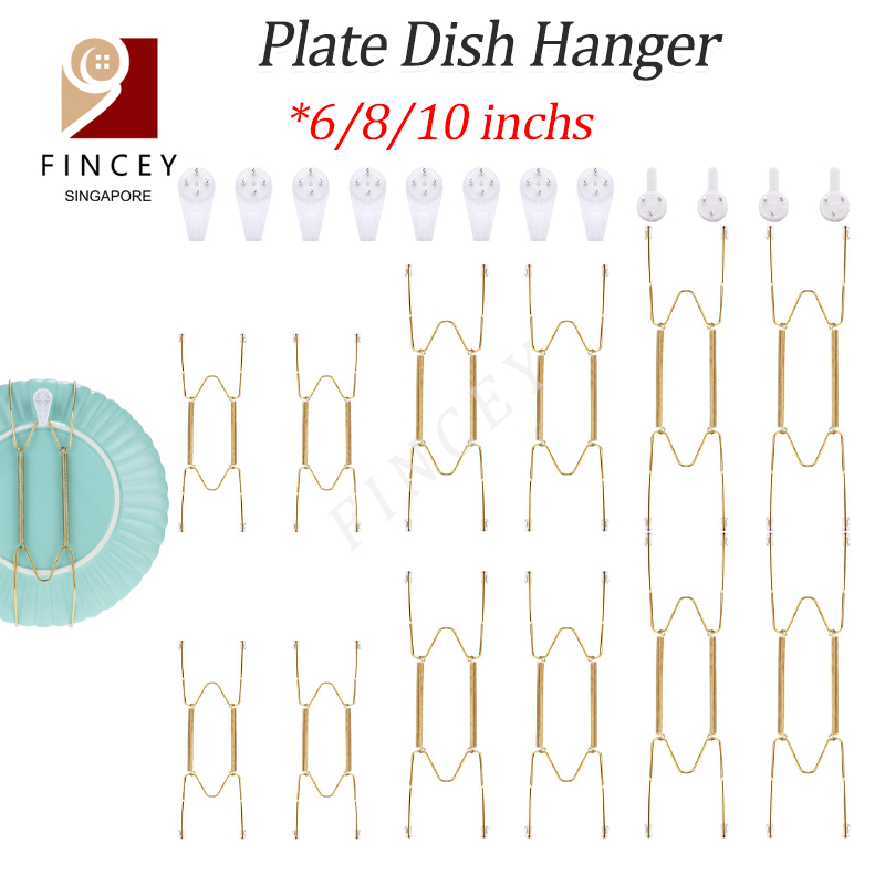 Plate hanging hooks clearance