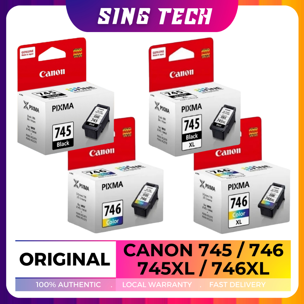 [ORIGINAL] Canon PG-745 745 / CL-746 746 / PG-745XL 745XL / CL-746XL ...