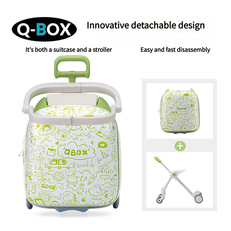 Q-BOX SG Stock NEW 20inch Travel Bag Travel Luggage Kid Foldable