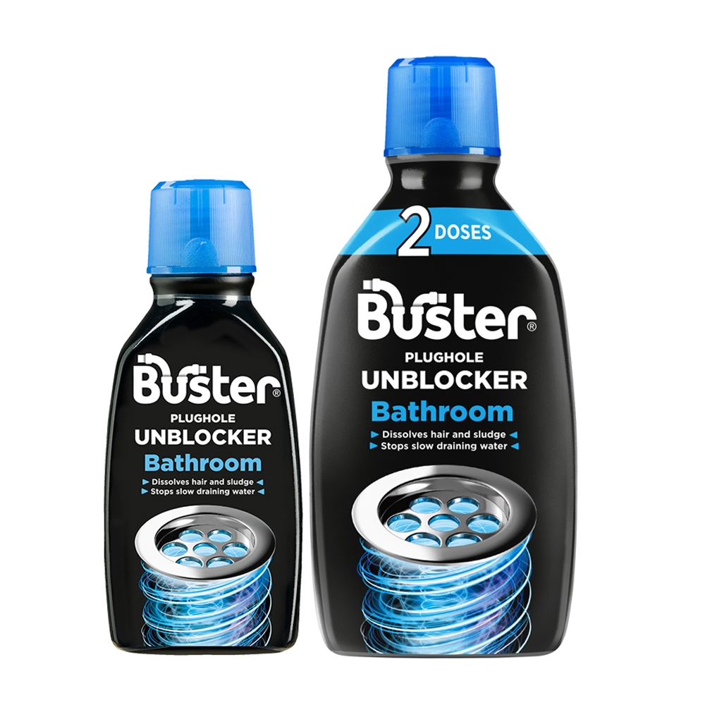 BUSTER Bathroom Plughole Unblocker 300ML / 600ML | Shopee Singapore