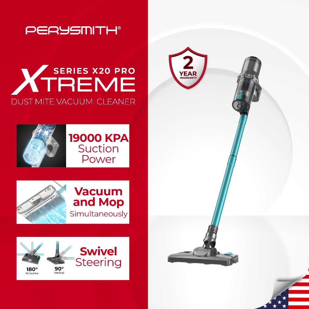 PerySmith X20 Pro / XS20 Cordless Vacuum Cleaner Xtreme Series 0.8L