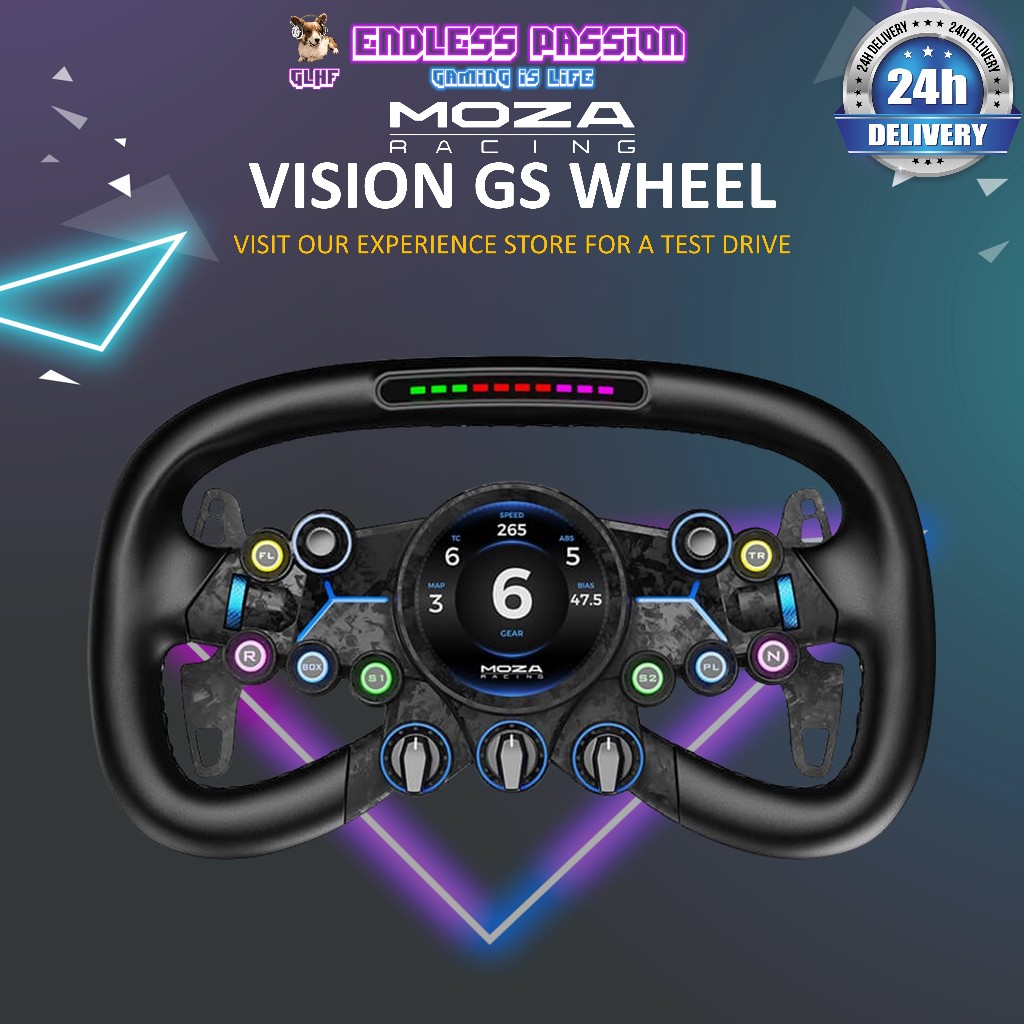 MOZA Vision GS Wheel - RS064 | Shopee Singapore