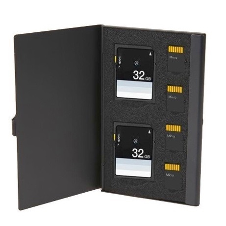 Memory Card Case Aluminum Organizer Micro SD TF Storage Box | Shopee ...