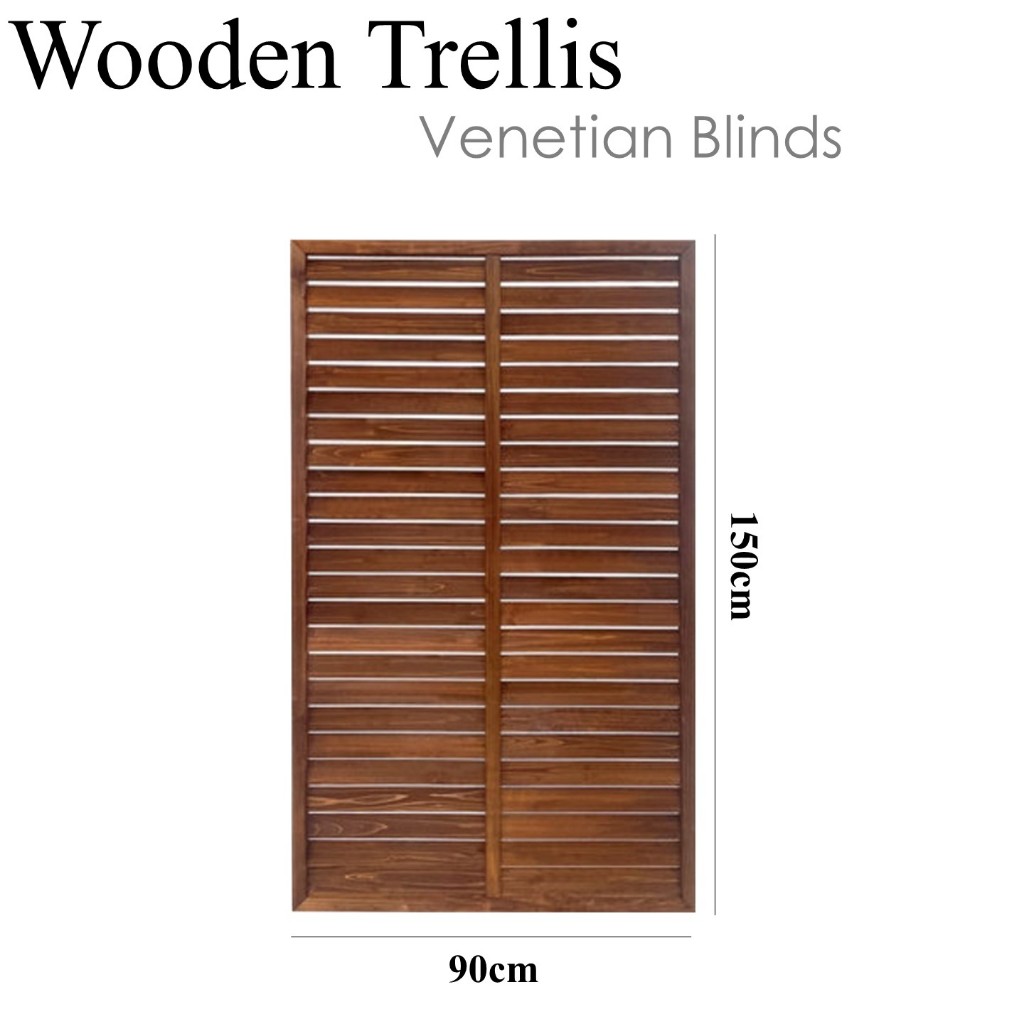 [SG SELLER] Outdoor Gardening Wooden Plant Rack Trellis Stand Water ...