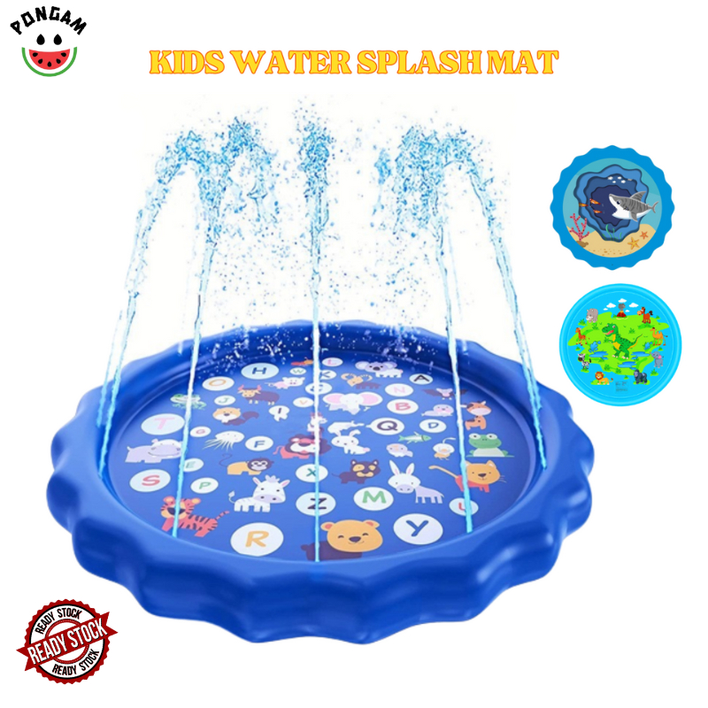Baby & Kids Water Splash Spray Mat Sprinkle Fountain Pad Sprinkler ...